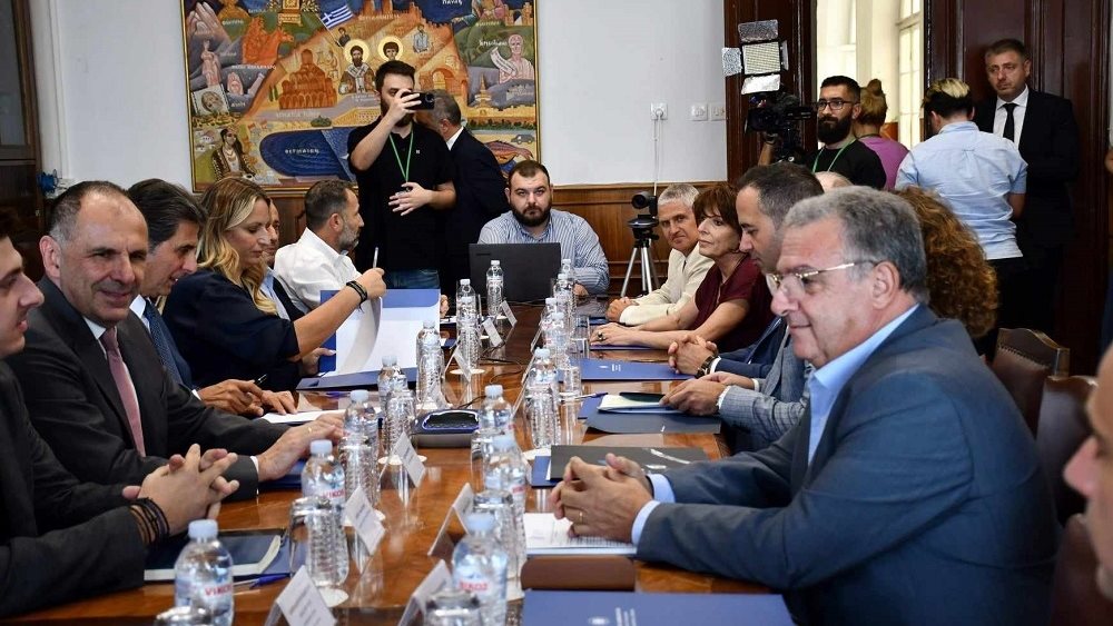 Συνάντηση ΣΕΒΕ με τον υπουργό Εξωτερικών Γιώργο Γεραπετρίτη