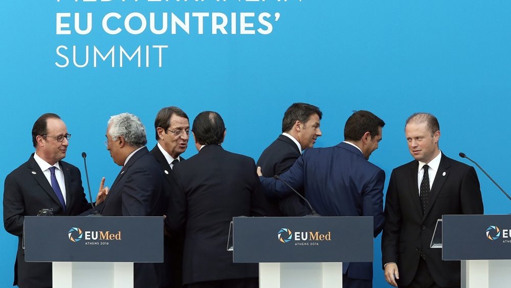 Οικονομία, ασφάλεια, προσφυγικό στη 2η Σύνοδο των Μεσογειακών Χωρών