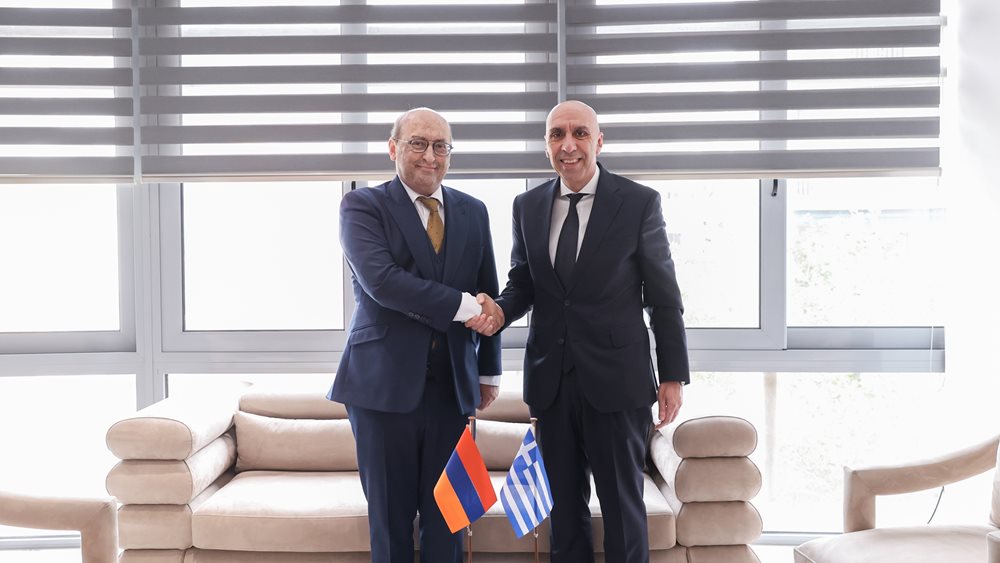 Γ. Μπρατάκος: Στόχος μας η ενεργή διασύνδεση των επιχειρηματικών κοινοτήτων Ελλάδας–Αρμενίας