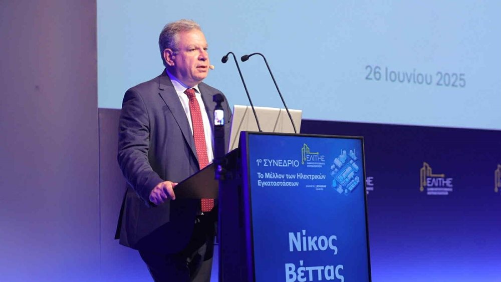 Ν. Βέττας (ΙΟΒΕ): Γύρω στα 4 δισ. η συνεισφορά στο ΑΕΠ από τον κλάδο των Ηλεκτρικών Εγκαταστάσεων