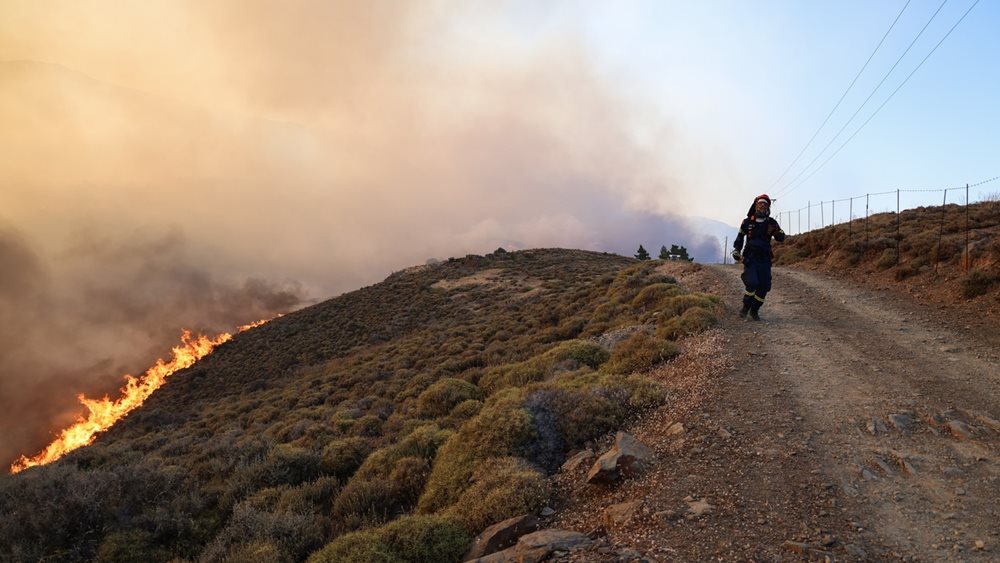 Υπο μερικό έλεγχο η πυρκαγιά στο Μαρκόπουλο - 50 αγροτοδασικές πυρκαγιές το τελευταίο 24ωρο σε όλη τη χώρα