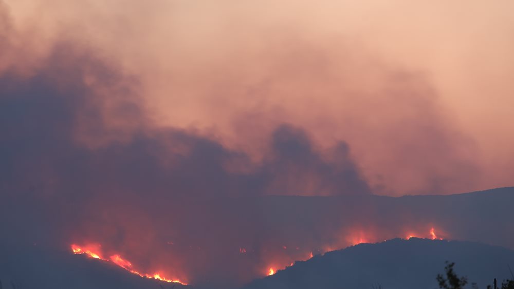 Θεσσαλονίκη: Φωτιά ξέσπασε στη Ξυλαγανή Ροδόπης - &#39;Εσπευσαν επίγειες και εναέριες δυνάμεις