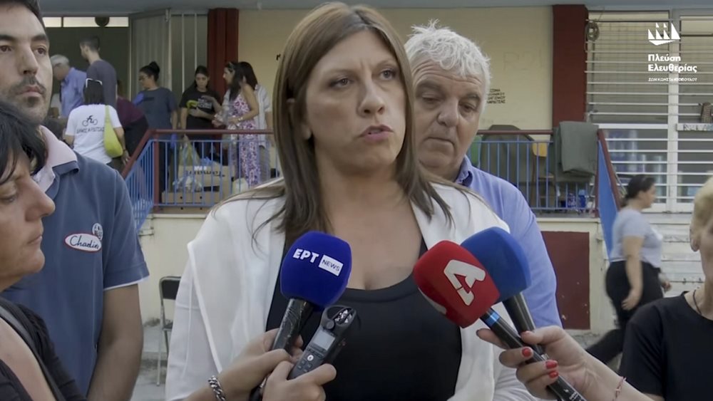 Επίσκεψη της Ζωής Κωνσταντοπούλου στις πληγείσες περιοχές της Θεσσαλίας