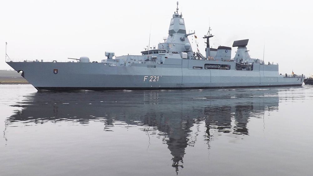 Γερμανική φρεγάτα απέπλευσε για να ενταχθεί στην αποστολή της Ευρωπαϊκής Ένωσης στην Ερυθρά Θάλασσα