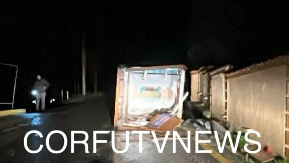 Κέρκυρα: Ανεμοστρόβιλος έπληξε τον Αφιώνα στα βόρεια του νησιού