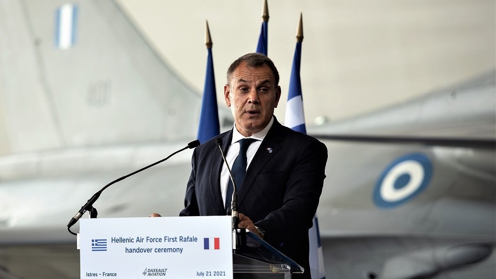 Παναγιωτόπουλος - παραλαβή Rafale 21.07.2021