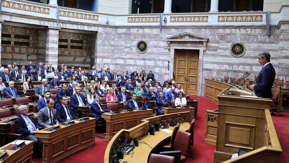 Κ. Μητσοτάκης στους βουλευτές της ΝΔ: Όλοι πρέπει να αναδεικνύουμε την πρόοδο που γίνεται σε όλους τους τομείς διακυβέρνησης