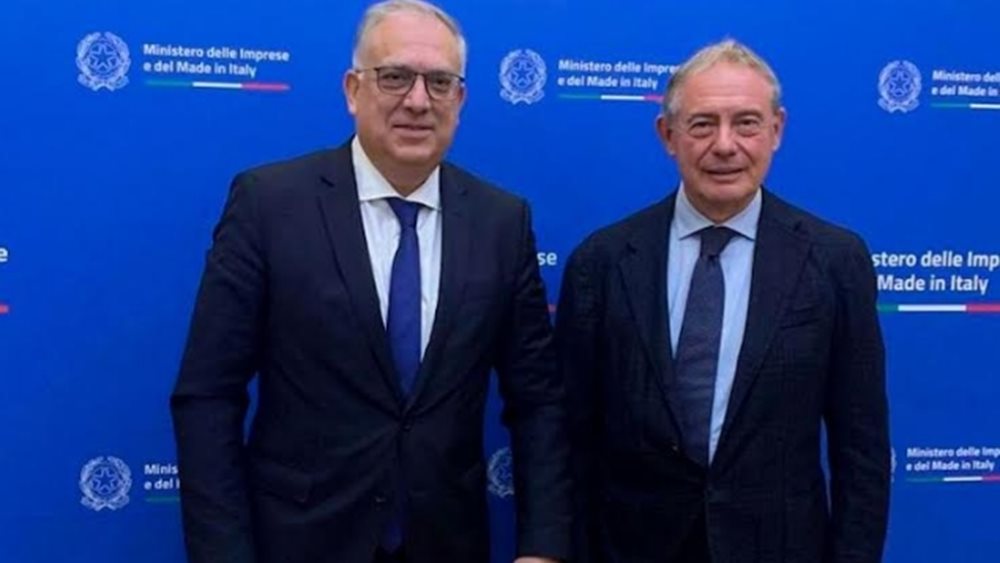 T. Θεοδωρικάκος: "Διεύρυνση της στρατηγικής συνεργασίας μας με την Ιταλία σε βιομηχανία, έρευνα και καινοτομία και ιδιωτικές επενδύσεις"