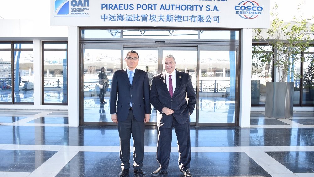 Συνάντηση Γ. Πατούλη με τον πρόεδρο της ΟΛΠ Α.Ε. Yu Zenggang