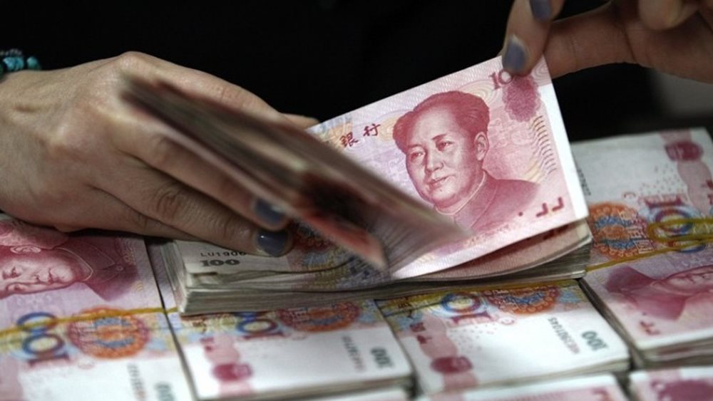 China: The budget deficit jumped by 1 trillion in the first five months.  yuan