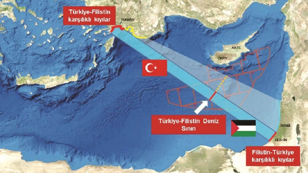 Σε ισχύ η συμφωνία Τουρκίας-Παλαιστίνης: Ανοίγει ο δρόμος για θαλάσσια σύνορα, λέει η Yeni Şafak