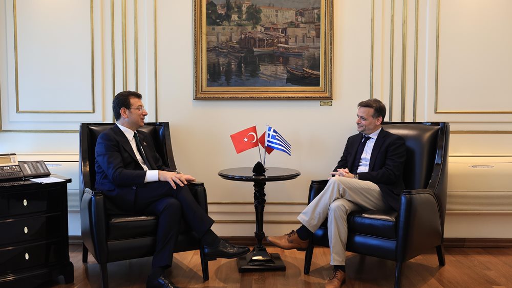 Τουρκία: Συνάντηση του δημάρχου Αθηναίων Χάρη Δούκα με τον Εκρέμ Ιμάμογλου
