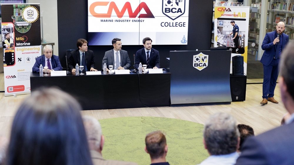 Η CMA D. Argoudelis εγκαινιάζει το πρωτοποριακό εργαστήριο ναυτιλιακού αυτοματισμού στο BCA College