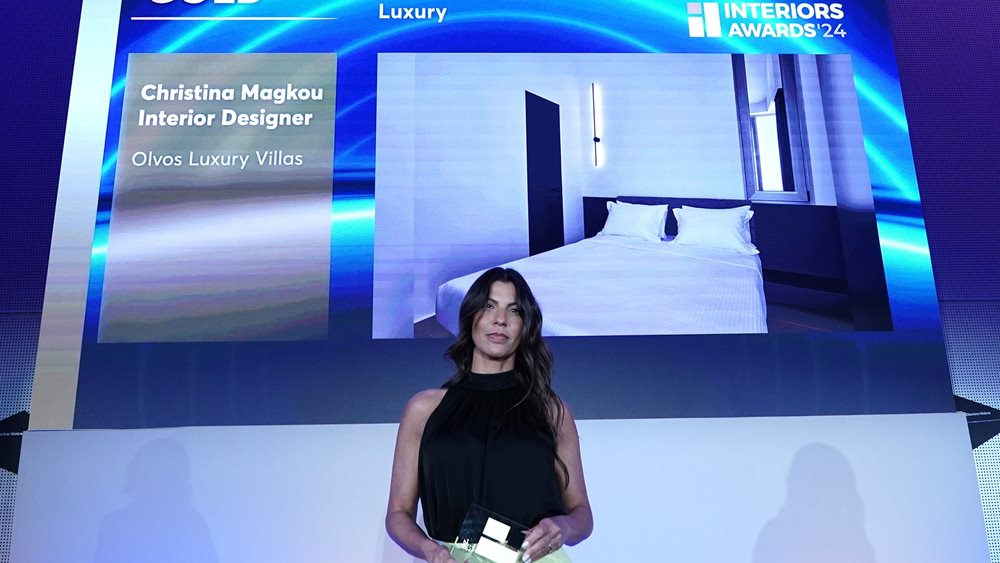Olvos Porto Heli: Χρυσό βραβείο στα Ιnteriors Awards 2024