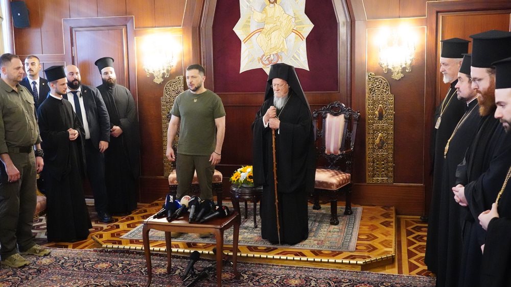 Επίσκεψη Ζελένσκι στο Οικουμενικό Πατριαρχείο