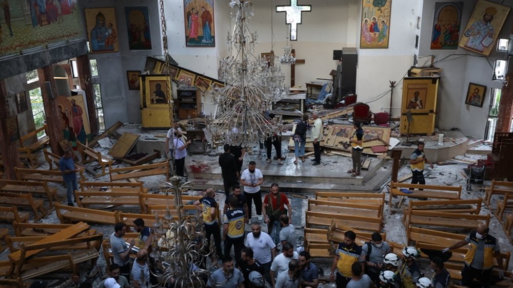 Τρομοκρατική επίθεση σε ελληνορθόδοξη εκκλησία στη Συρία: 22 νεκροί - Οι αρχές &quot;δείχνουν&quot; τον ISIS