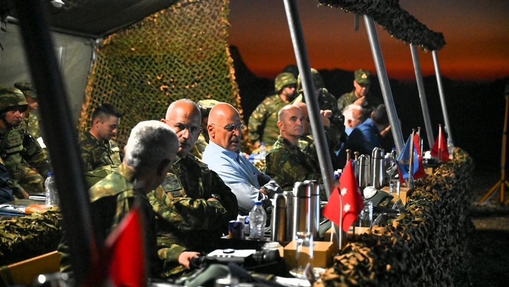 Ολοκληρώθηκε η επίσκεψη Δένδια στην περιοχή ευθύνης της Ανώτατης Στρατιωτικής Διοίκησης Εσωτερικού και Νήσων