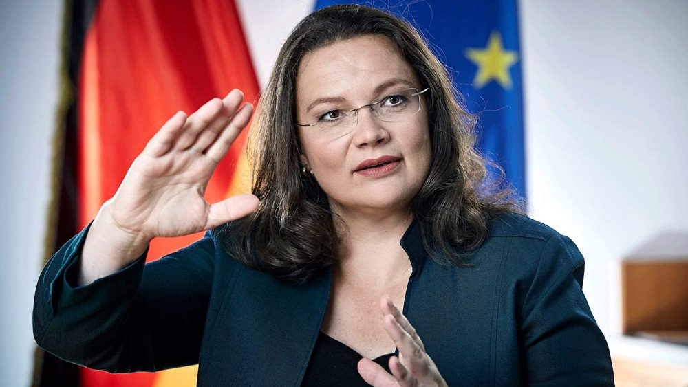 Γερμανία: Την παραίτησή της ανακοίνωσε η πρόεδρος του SPD Αντρέα Νάλες