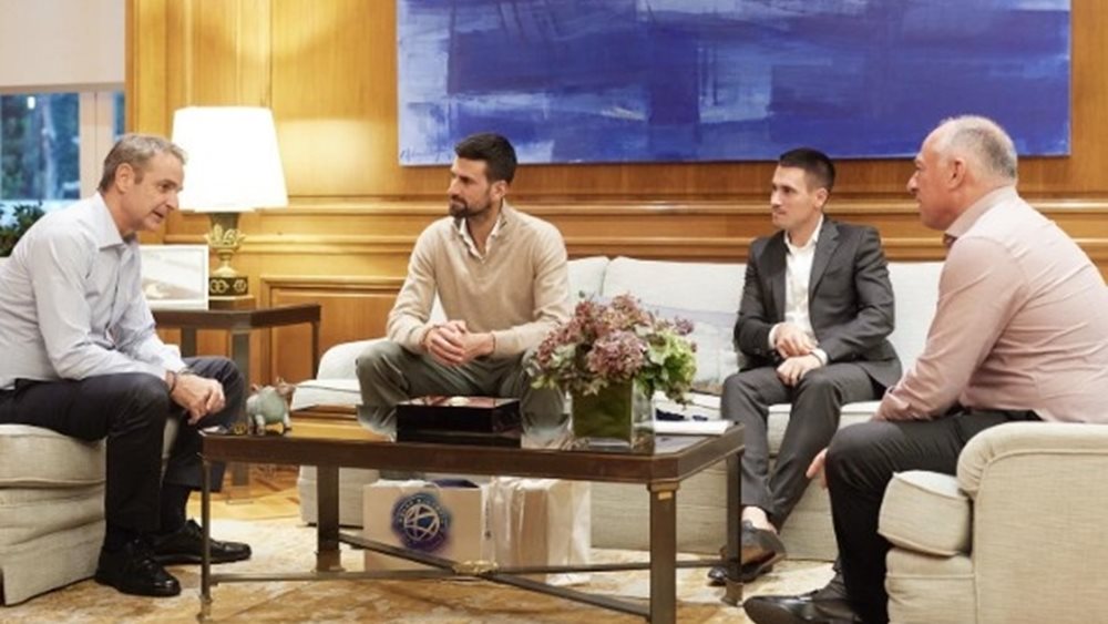 Κ. Μητσοτάκης: Συνάντηση με τον Νόβακ Τζόκοβιτς