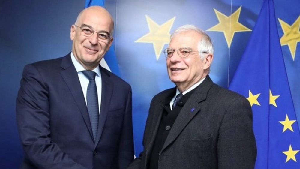 Τηλεφωνική επικοινωνία Δένδια με Μπορέλ για τις εξελίξεις στην Ανατολική Μεσόγειο