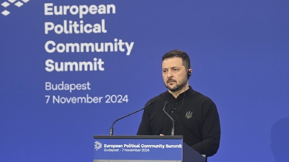 Ζελένσκι από Ευρωπαϊκή Πολιτική Κοινότητα 07.11.2024