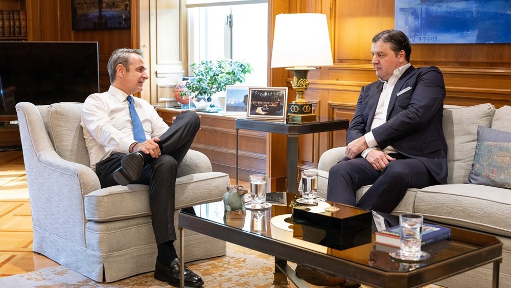 Συνάντηση Κ. Μητσοτάκη με τον πρόεδρο της Euroleague ενόψει Final Four