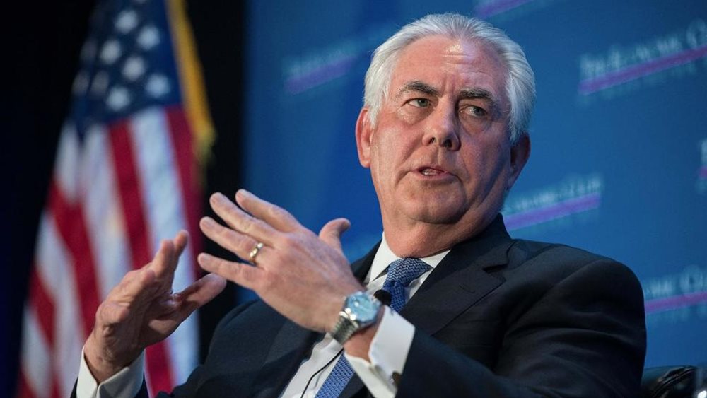 Ο Tillerson ακύρωσε το πρόγραμμά του στην Κένυα λόγω αδιαθεσίας