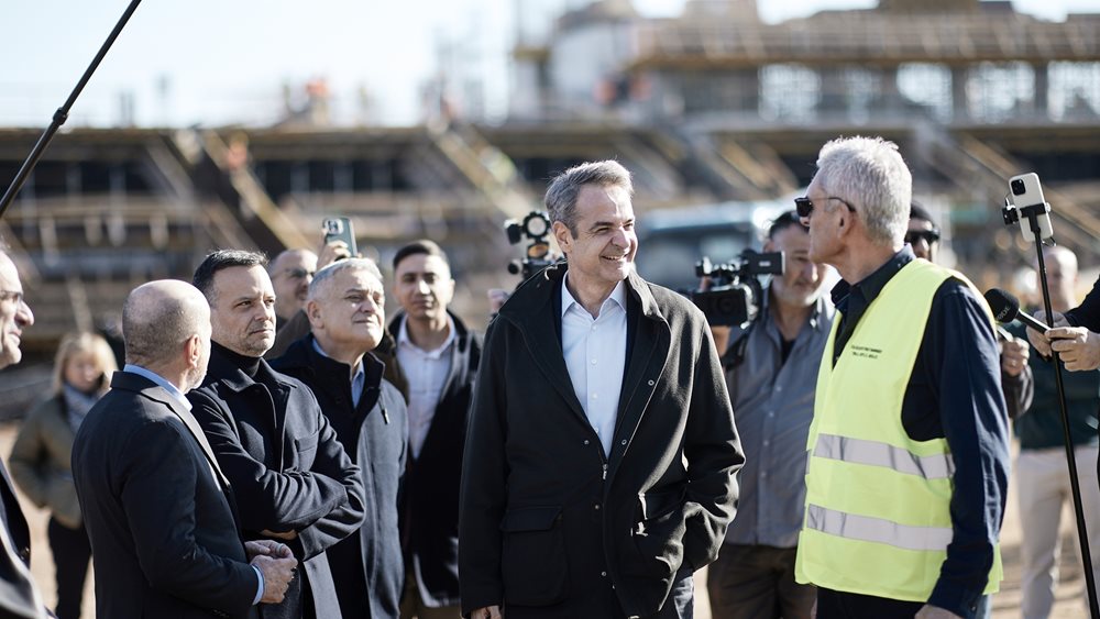 Στο Βοτανικό ο Κ. Μητσοτάκης για το νέο γήπεδο του Παναθηναϊκού, με Γ. Αλαφούζο - Χ. Δούκα