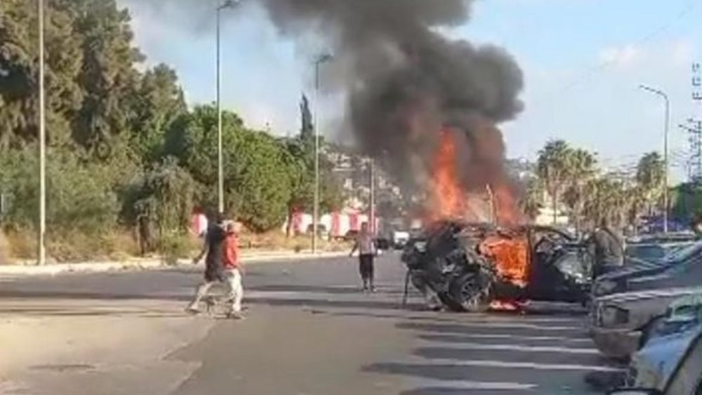 Το Ισραήλ έπληξε με drone αυτοκίνητο στη Σιδώνα του Λιβάνου - Νεκρό ένα στέλεχος της Χαμάς