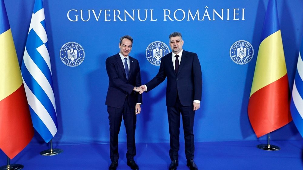 Η ενίσχυση της διμερούς συνεργασίας Ελλάδας-Ρουμανίας στην ατζέντα της συνάντησης Μητσοτάκη-Τσολάκου