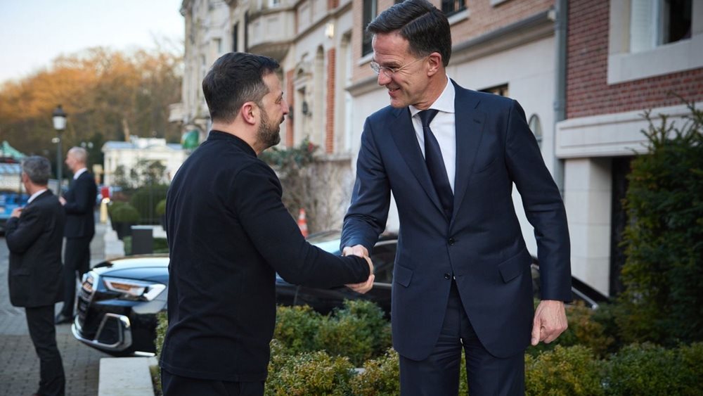Συνάντηση Ρούτε-Ζελένσκι - Συζήτησαν τα βήματα για την επίτευξη μιας δίκαιης και διαρκούς ειρήνης στην Ουκρανία