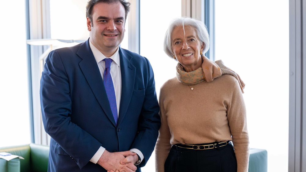 Συνάντηση Κ. Πιερρακάκη - Κρ. Λαγκάρντ: Μία ισχυρότερη και περισσότερο ανθεκτική ευρωζώνη στο επίκεντρο των προσπαθειών μας