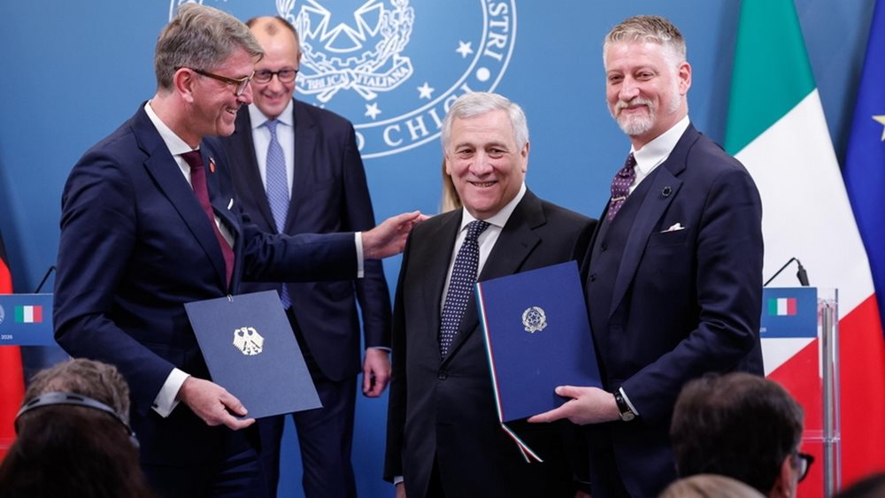 Γερμανία και Ιταλία υπέγραψαν πρωτόκολλο στρατηγικής συνεργασίας