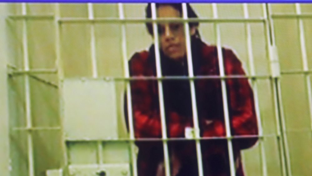 Ρωσία: Απορρίφθηκε η έφεση της Μπρίτνεϊ Γκράινερ - Διατηρείται η φυλάκιση 9 ετών