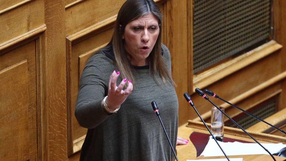 Ένταση Ζ. Κωνσταντοπούλου - Μ. Λαζαρίδη στη Βουλή