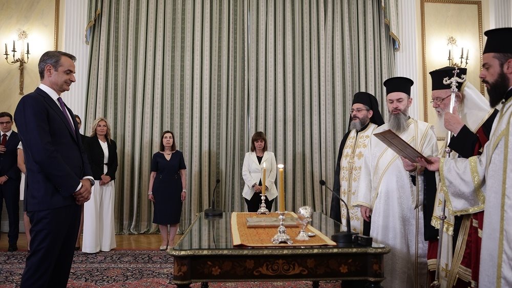 Ορκωμοσια Μητσοτακη