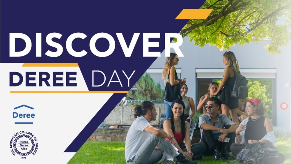 Discover Deree Day: Ανακαλύπτοντας τα σύγχρονα προγράμματα σπουδών του Deree που προετοιμάζουν τους υποψήφιους φοιτητές για κάθε μέλλον