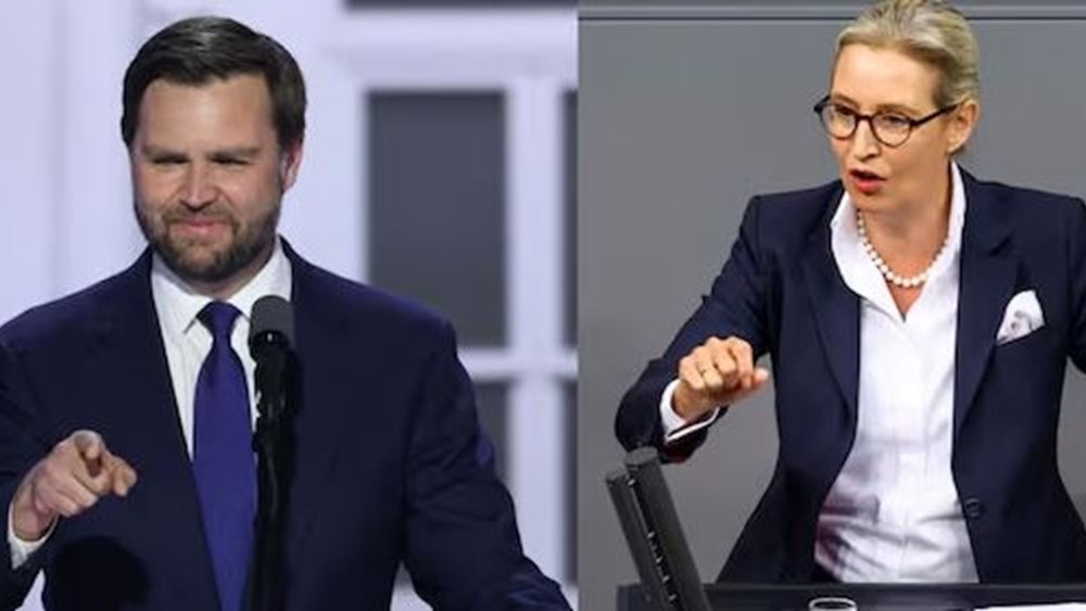 Γερμανία: Ο αντιπρόεδρος των ΗΠΑ Βανς συναντήθηκε με την ηγέτιδα της ακροδεξιάς AfD