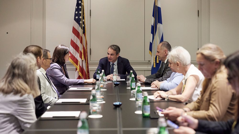 Συνάντηση Κυρ. Μητσοτάκη με Αμερικανούς βουλευτές ελληνικής καταγωγής στην Ουάσιγκτον