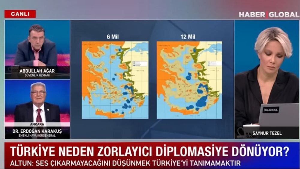 Τούρκος αναλυτής: Να κηρύξουμε τουρκικό εναέριο χώρο πάνω από τη Γαλάζια Πατρίδα - Στην τσέπη μας οι Ρώσοι