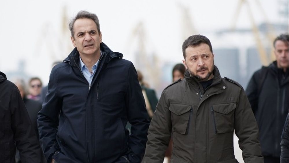 Β. Ζελένσκι: &quot;Ο Πούτιν πρέπει να είναι άρρωστος για να χτυπήσει με πύραυλο μερικές εκατοντάδες μέτρα από τον Έλληνα πρωθυπουργό&quot;