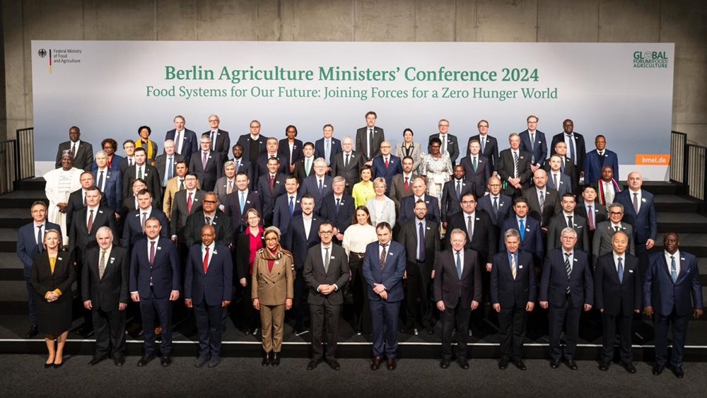 Κοινό ανακοινωθέν διάσκεψης 60 υπουργών Γεωργίας - Λ. Αυγενάκης: Η διεθνής κοινότητα έχει αντιληφθεί τον ρόλο της αγροτικής διπλωματίας