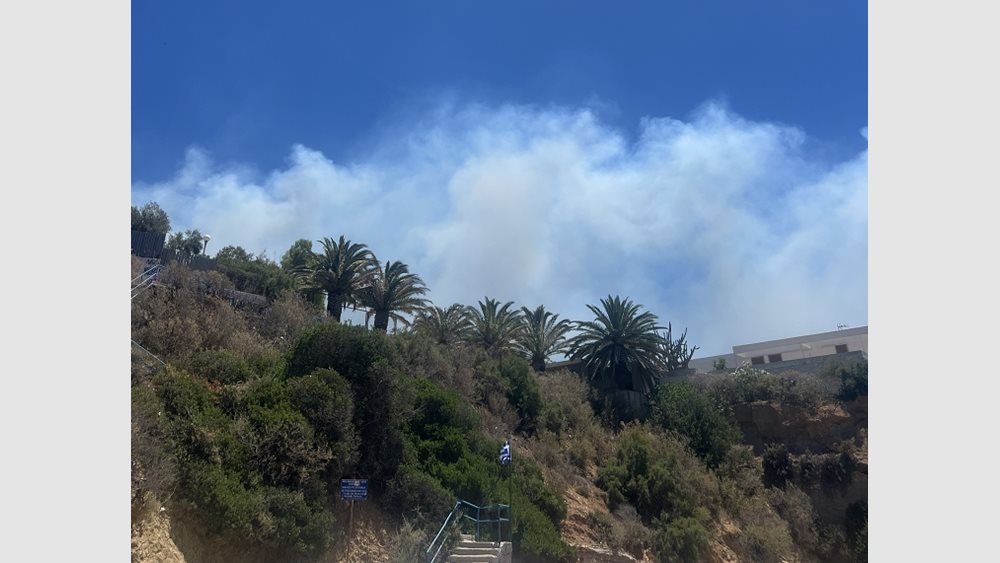 Σε ύφεση η φωτιά στην Εύβοια - Επιχειρούν εναέρια μέσα
