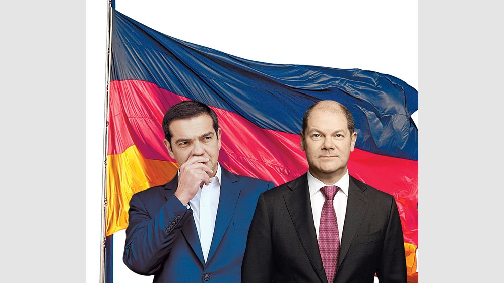 Σε εξέλιξη η συνάντηση Τσίπρα-Σολτς στο Βερολίνο