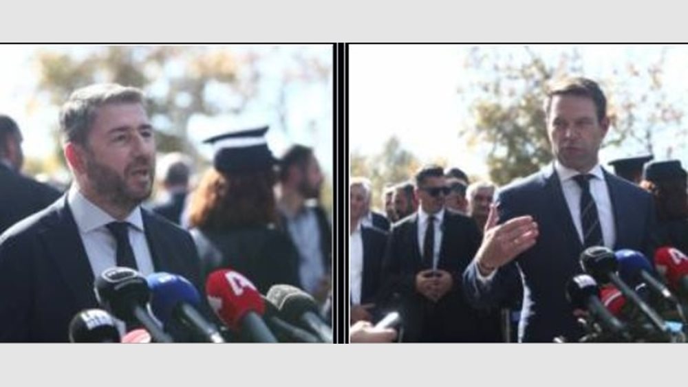 Στ. Κασσελάκης - Ν. Ανδρουλάκης: Ενώ κάθισαν δίπλα δίπλα στην παρέλαση δεν αντάλλαξαν ούτε ματιά