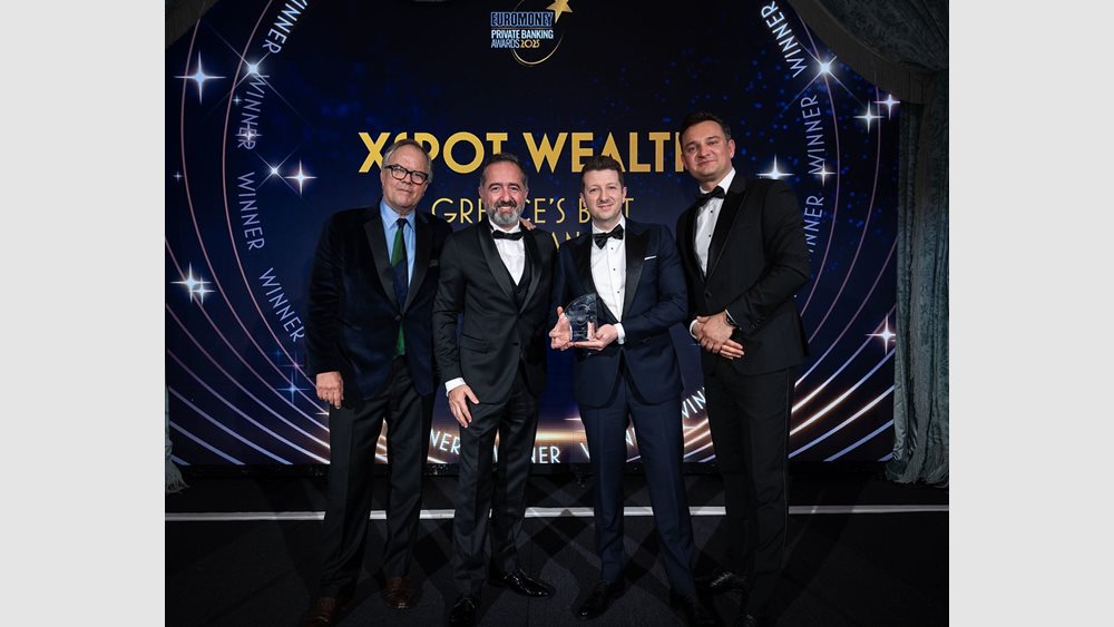 XSpot Wealth: "Καλύτερος Wealth Manager στην Ελλάδα" από το Euromoney