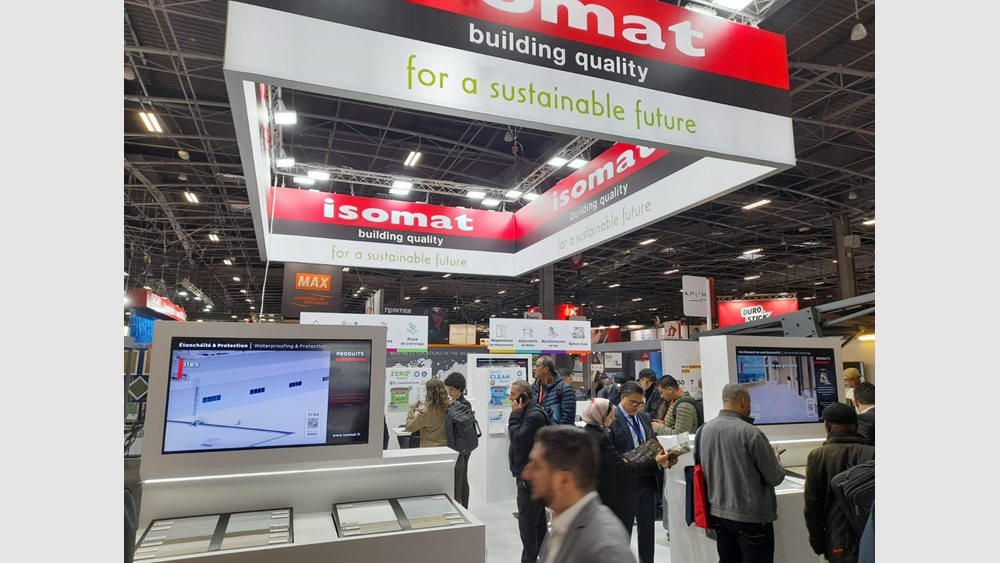 Η ISOMAT συμμετείχε με μεγάλη επιτυχία στη διεθνή έκθεση BATIMAT 2024
