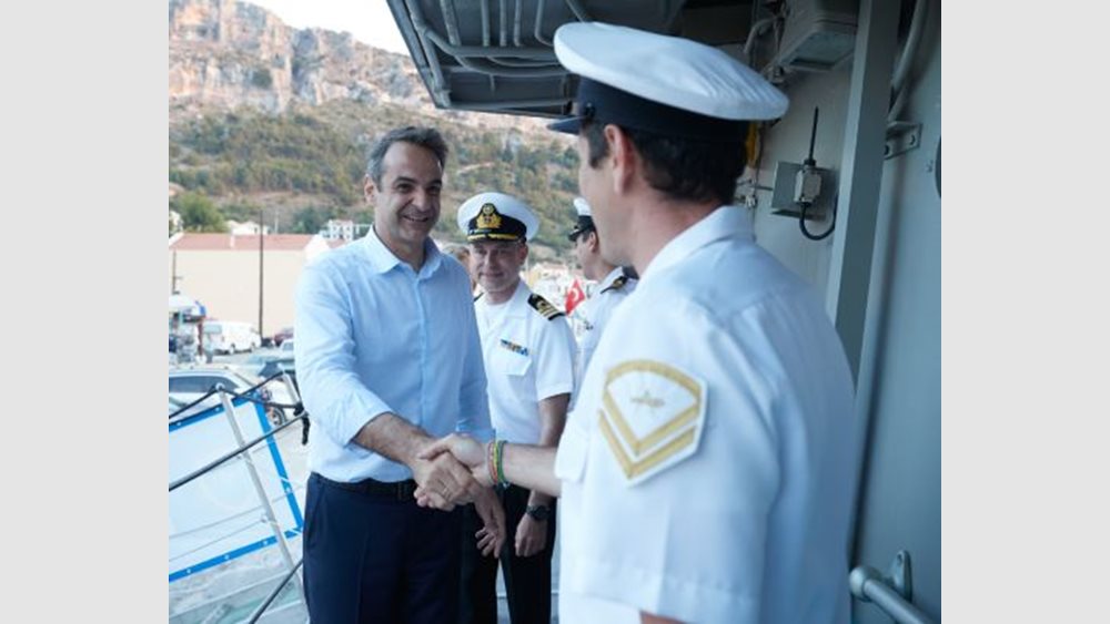 Ηχηρό μήνυμα Μητσοτάκη στην Άγκυρα από το Καστελόριζο