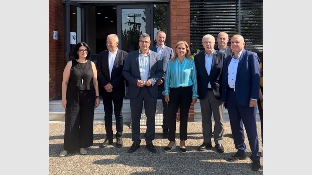 Επίσκεψη Ζ. Ράπτη στο Εθνικό Κέντρο Έρευνας και Τεχνολογικής Ανάπτυξης στη Θεσσαλονίκη