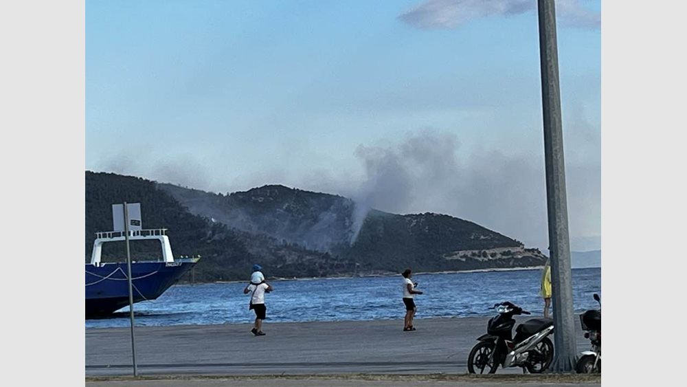 Σε ύφεση η φωτιά στη Θάσο - Οι πρώτες εκτιμήσεις για τα αίτια